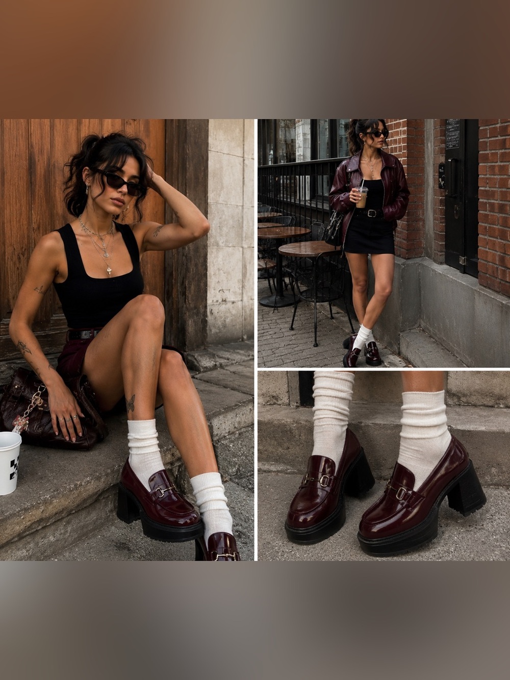 Madden Girl Kiera Platform Loafers – Oxblood – Women’s 9.5 – NWT